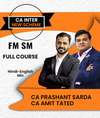 CA Inter New Scheme FM SM Full Course By CA Prashant Sarda and CA Amit Tated - Zeroinfy