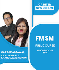CA Inter New Scheme FM SM Full Course By CA Raj K Agrawal and CA Aishwarya Khandelwal Kapoor - Zeroinfy