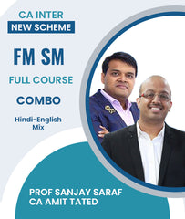 CA Inter New Scheme FM SM Full Course Combo By Prof Sanjay Saraf and CA Amit Tated - Zeroinfy