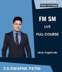 CA Inter New Scheme FM SM Full Course Live Batch By CA Swapnil Patni - Zeroinfy