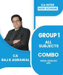 CA Inter New Scheme Group 1 All Subjects Combo By CA Raj K Agrawal - Zeroinfy