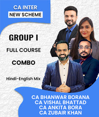 CA Inter New Scheme Group 1 Full Course Combo By CA Bhanwar Borana Classes (IDT By Vishal Bhattad Sir) - Zeroinfy
