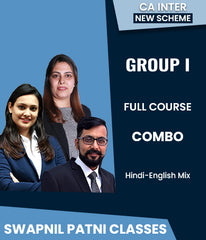 CA Inter New Scheme Group 1 Full Course Combo By CA Swapnil Patni Classes - Zeroinfy