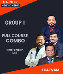CA Inter New Scheme Group 1 Full Course Combo By Ekatvam - Zeroinfy