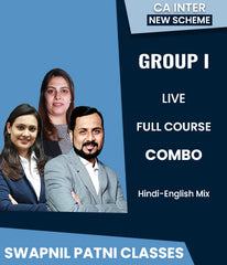 CA Inter New Scheme Group 1 Full Course Live Batch Combo By CA Swapnil Patni Classes - Zeroinfy