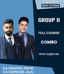CA Inter New Scheme Group 2 Full Course Combo By CA Swapnil Patni Classes - Zeroinfy
