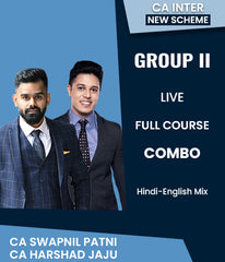 CA Inter New Scheme Group 2 Full Course Live Batch Combo By CA Swapnil Patni Classes - Zeroinfy