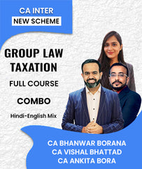CA Inter New Scheme Group Law and Taxation Full Course Combo By CA Bhanwar Borana Classes - Zeroinfy