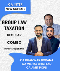 CA Inter New Scheme Group Law and Taxation Regular Combo By CA Bhanwar Borana Classes - Zeroinfy