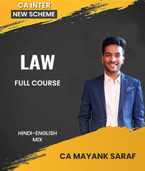 CA Inter New Scheme LAW Full Course By CA Mayank Saraf - Zeroinfy
