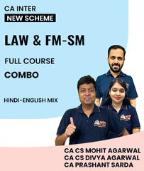 CA Inter New Scheme LAW & FM-SM Combo Full Course By MEPL Classes CA CS Mohit Agarwal Sir, CA CS Divya Agarwal & CA Prashant Sarda - Zeroinfy