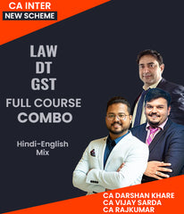 CA Inter New Scheme Law DT GST Full Course Combo By Ekatvam - Zeroinfy