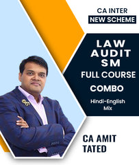 CA Inter New Scheme Law, Audit and SM Full Course Combo By CA Amit Tated - Zeroinfy