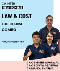 CA Inter New Scheme Law & Cost Combo Full Course By MEPL Classes CA CS Divya Agarwal, CA Manoj Sharma & CA CS Mohit Agarwal - Zeroinfy