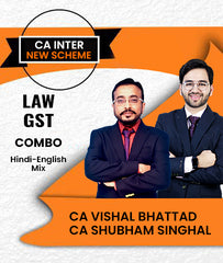 CA Inter New Scheme Law and GST Combo CA Shubham Singhal and CA Vishal Bhattad - Zeroinfy