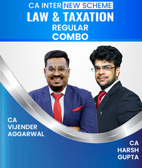 CA Inter New Scheme Law and Taxation Regular Combo By CA Harsh Gupta and CA Vijender Aggarwal - Zeroinfy
