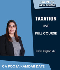 CA Inter New Scheme Taxation Full Course Live Batch By CA Pooja Kamdar Date - Zeroinfy