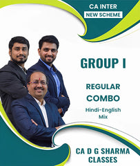 CA Inter New Scheme group 1 Regular Combo By CA D G Sharma Classes - Zeroinfy