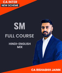 CA Inter SM Full Course By CA Rishabhh Jainn