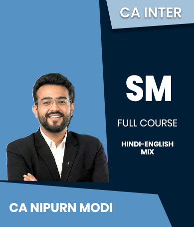 CA Inter Strategic Management (SM) Full Course By CA Nipurn Modi