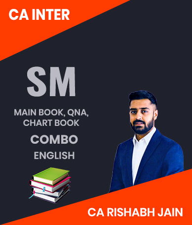 CA Inter Strategic Management (SM) Main Book, QnA and Chart Book Combo By CA Rishabh Jain