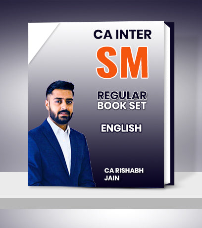 CA Inter Strategic Management (SM) Regular Book Set By CA Rishabh Jain