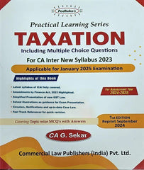 CA Inter New Scheme Taxation Practical Learning Series By CA G Sekar - Zeroinfy