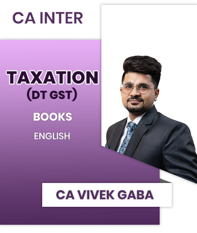 CA Inter Taxation (DT GST) Books By CA Vivek Gaba