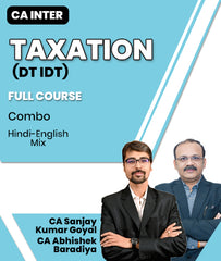 CA Inter Taxation (DT IDT) Full Course Video Lectures By CA Sanjay Kumar Goyal and CA Abhishek Baradiya