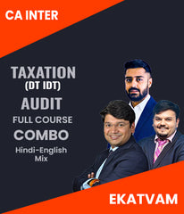 CA Inter Taxation (DT IDT) and Audit Full Course Combo By EKATVAM - Zeroinfy