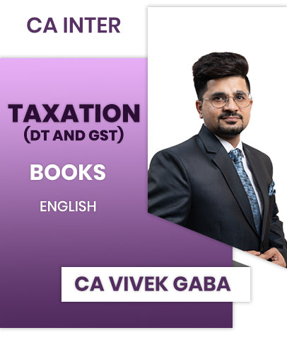 CA Inter Taxation (DT and GST) Books By CA Vivek Gaba