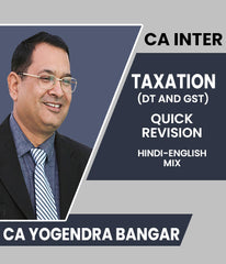 CA Inter Taxation (DT and GST) Quick Revision By CA Yogendra Bangar - Zeroinfy