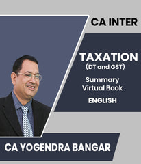 CA Inter Taxation (DT and GST) Summary Virtual Book By CA Yogendra Bangar