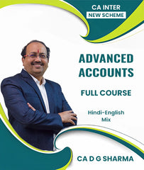 CA Intermediate New Scheme Advanced Accounting Full Course Videos By D G Sharma - Zeroinfy