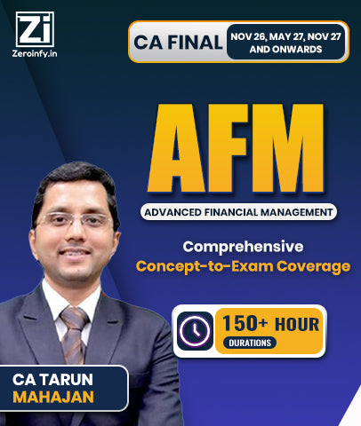 CA Final AFM Full Course By CA Tarun Mahajan