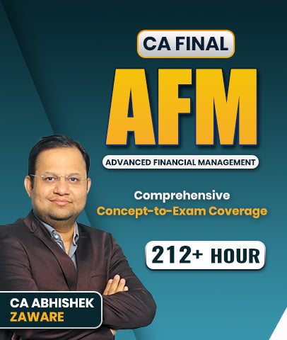 CA Final AFM Full Course By CA Abhishek Zaware - Zeroinfy