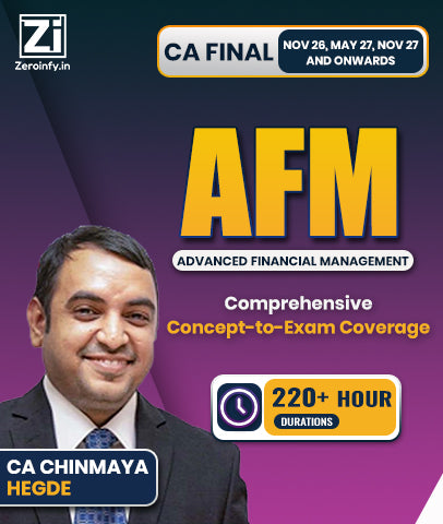 CA Final AFM Full Course In English By CA Chinmaya Hegde