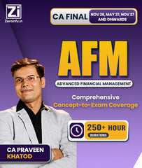 CA Final AFM Full Course Video Lectures By CA Praveen Khatod For Nov 26, May 27 and Onwards