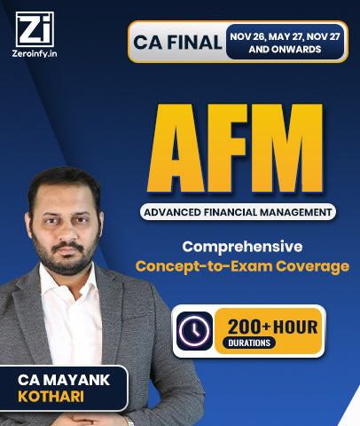 CA Final Advanced Financial Management (AFM) Full Course By CA Mayank Kothari