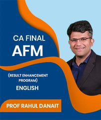 CA Final Advanced Financial Management (Result Enhancement Program) By J.K.Shah Classes - Prof Rahul Danait - Zeroinfy