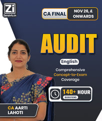CA Final Audit Full Course In English By CA Aarti Lahoti