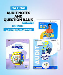 CA Final Audit Notes and Question Bank With MCQ Combo For Nov 24 and Onwards By CA Shubham Keswani - Zeroinfy