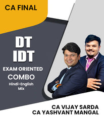 CA Final DT and IDT Exam Oriented Combo By CA Vijay Sarda and CA Yashvant Mangal - Zeroinfy