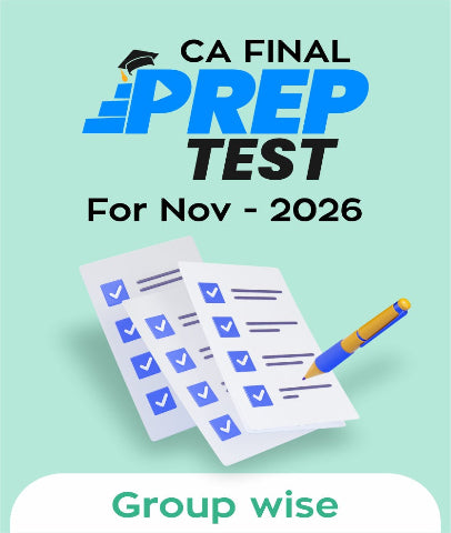 CA Final Group Wise Prep Test For Nov 26 By BB Virtuals - Zeroinfy