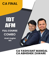 CA Final IDT and AFM Full Course Combo By CA Yashvant Mangal and CA Abhishek Zaware - Zeroinfy