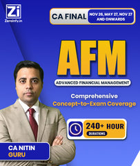 CA Final SFM/AFM Full Course By CA Nitin Guru