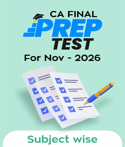 CA Final Subject Wise Prep Test For Nov 26 By BB Virtuals - Zeroinfy