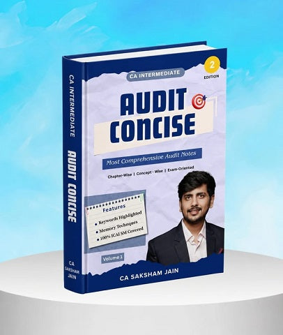 CA Inter Audit Concept Book By CA Saksham Jain - Zeroinfy
