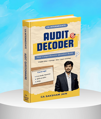 CA Inter Audit Decoder (Question Bank) By CA Saksham Jain - Zeroinfy