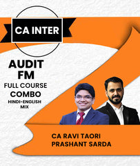 CA Inter Audit and FM Full Course Combo By CA Ravi Taori and Prashant Sarda - Zeroinfy